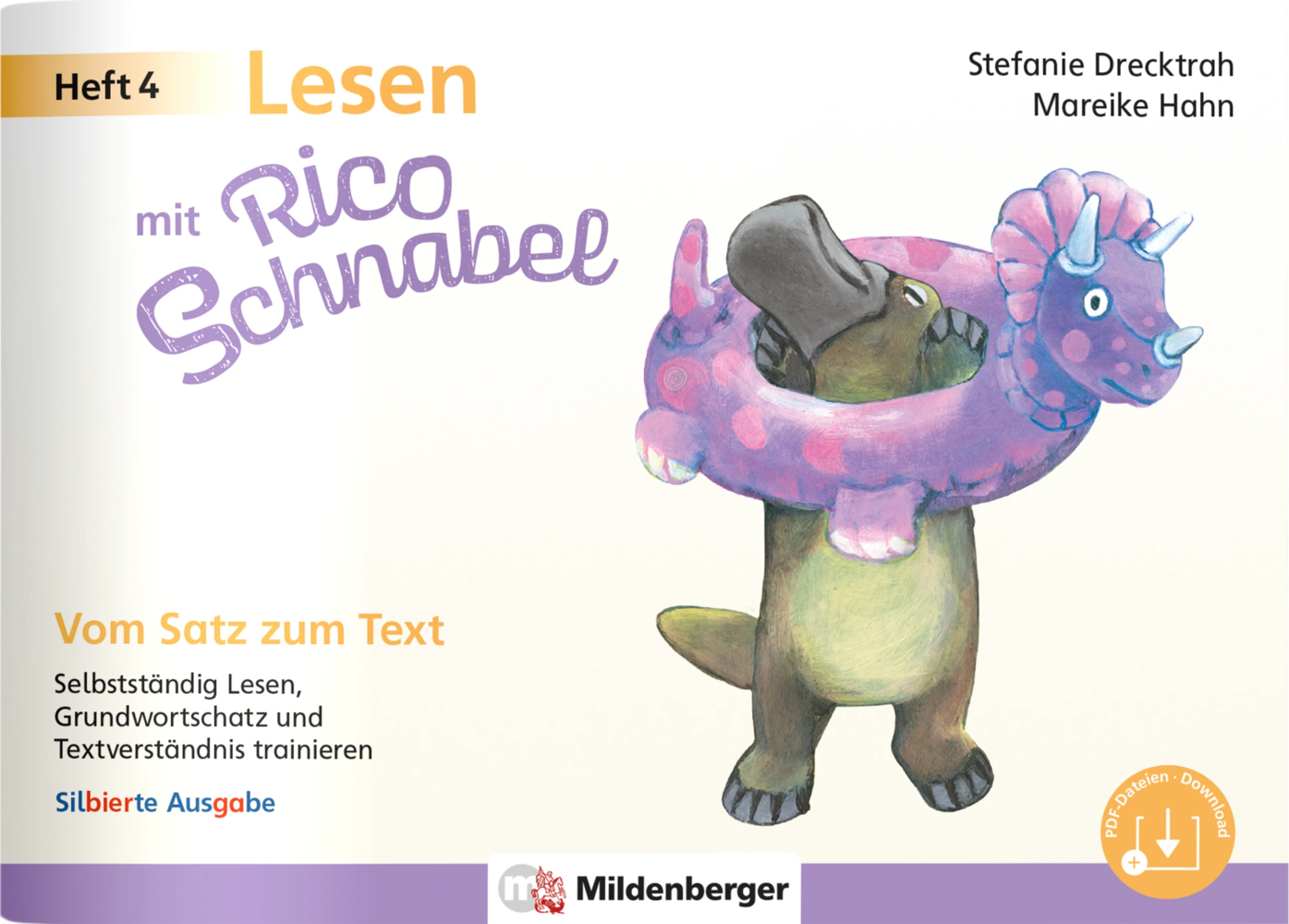 Lesen mit Rico Schnabel, Heft 4: Vom Satz zum Text - silbierte Ausgabe main product photo