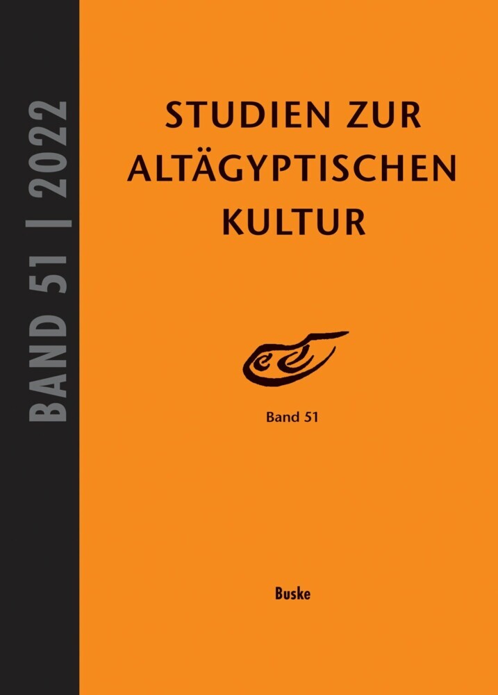 Studien zur Altägyptischen Kultur Band 51 main product photo