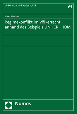 Regimekonflikt im Völkerrecht anhand des Beispiels UNHCR - IOM main product photo