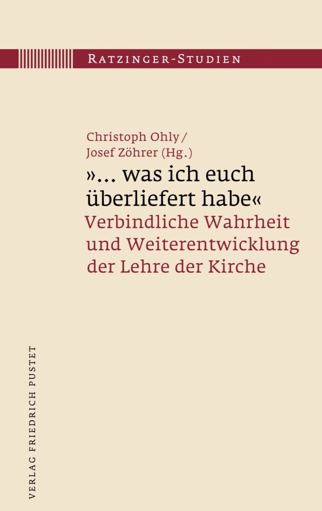 '...was ich euch überliefert habe' main product photo