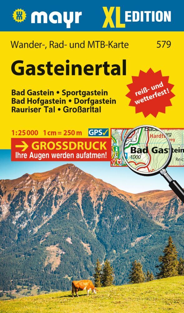 Mayr Wanderkarte Gasteinertal XL 1:25.000 main product photo