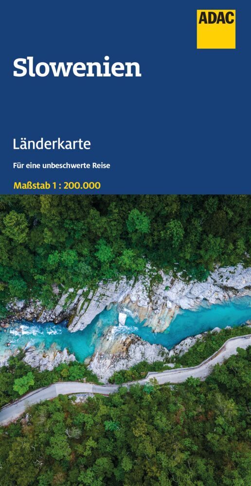 ADAC Länderkarte Slowenien 1:200.000 main product photo