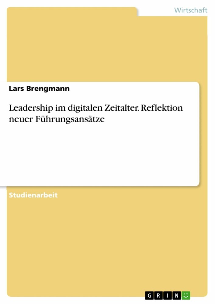 Leadership im digitalen Zeitalter. Reflektion neuer Führungsansätze main product photo
