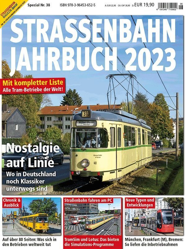 Straßenbahn Jahrbuch 2023 main product photo