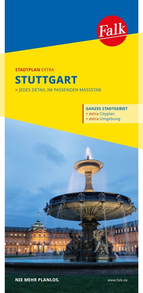 Falk Stadtplan Extra Stuttgart 1:20.000 main product photo