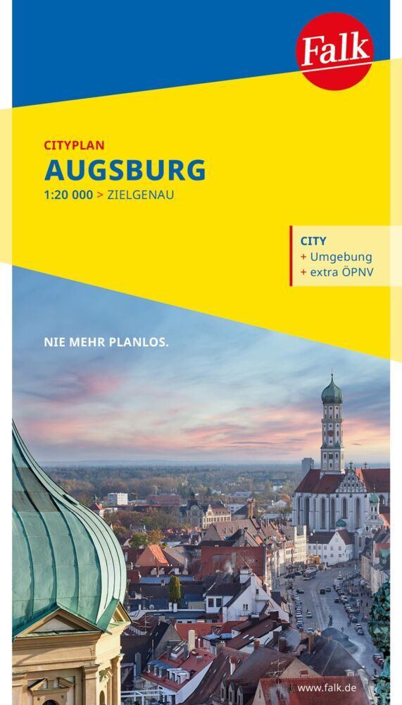 Falk Cityplan Augsburg 1:18.500 main product photo