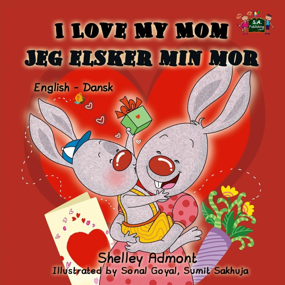 I Love My Mom Jeg elsker min mor main product photo