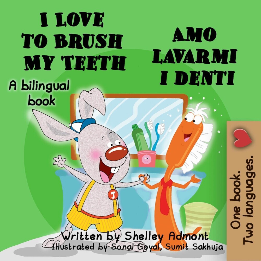 I Love to Brush My Teeth Amo lavarmi i denti main product photo
