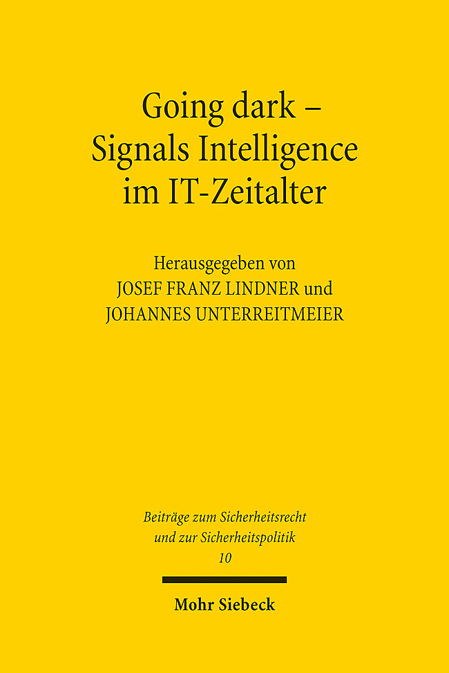 Going dark - Signals Intelligence im IT-Zeitalter main product photo