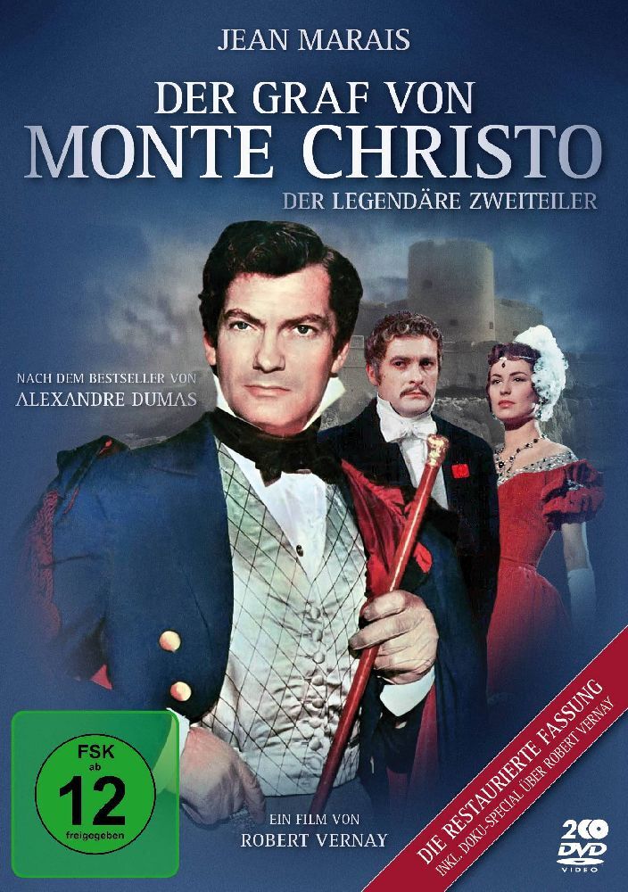 Der Graf von Monte Christo (1954), 2 DVD (Restaurierte Fassung) main product photo