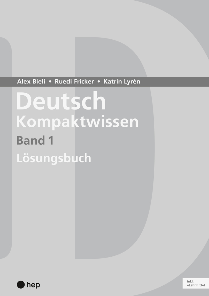 Deutsch Kompaktwissen. Band 1, Lösungen (Print inkl. digitaler Ausgabe) main product photo