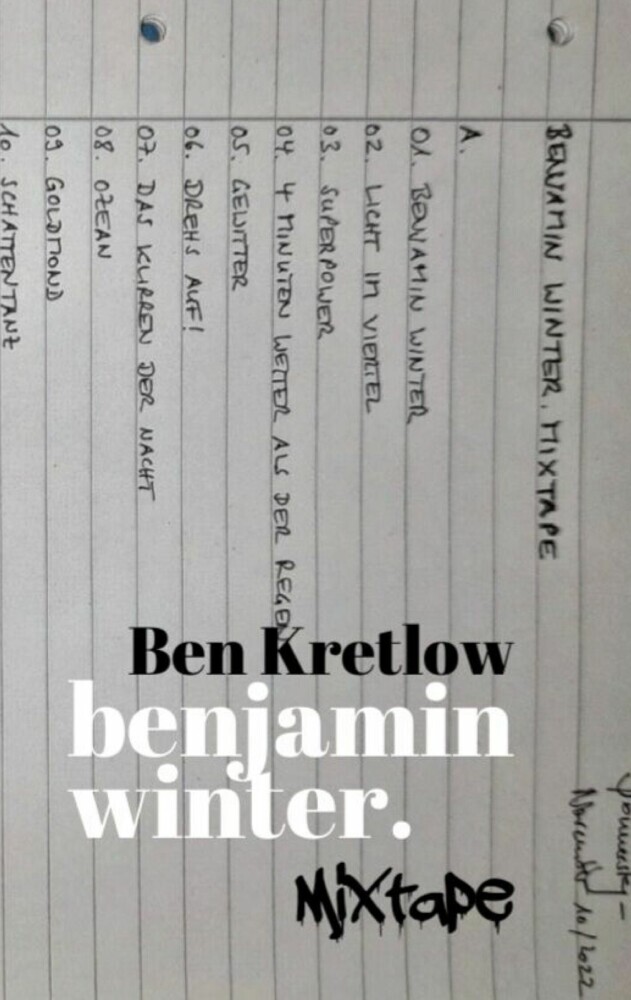 benjamin winter. Mixtape main product photo