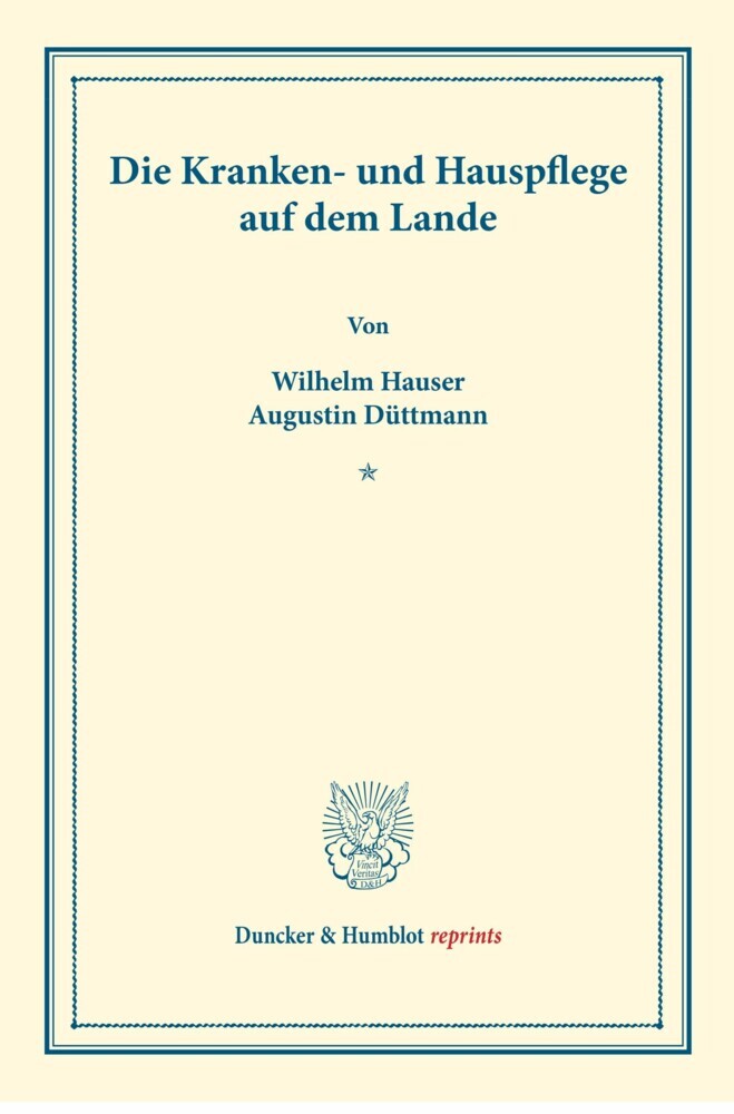 Die Kranken- und Hauspflege auf dem Lande. main product photo