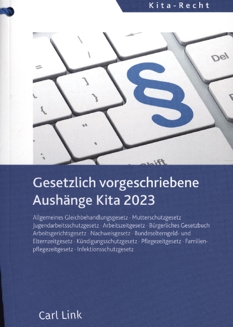 Gesetzlich vorgeschriebene Aushänge Kita 2023 main product photo