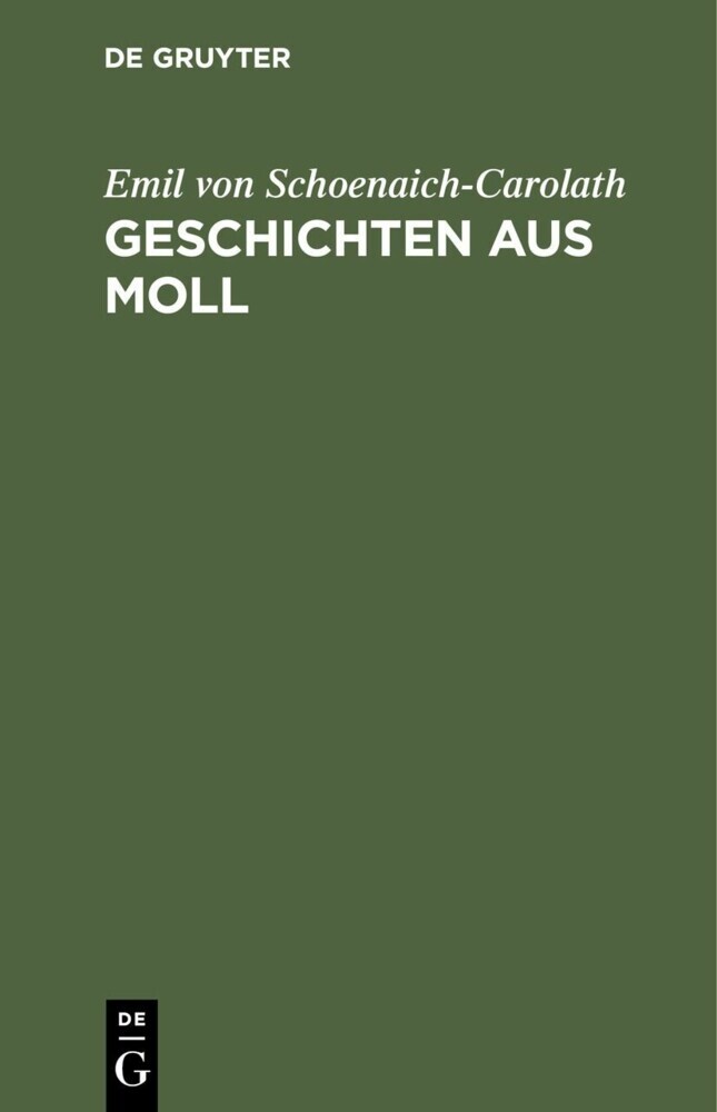 Geschichten aus Moll main product photo
