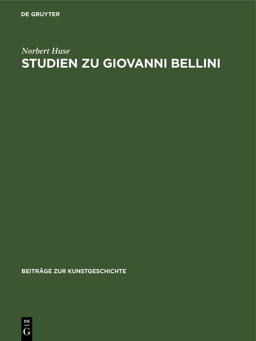Studien zu Giovanni Bellini main product photo