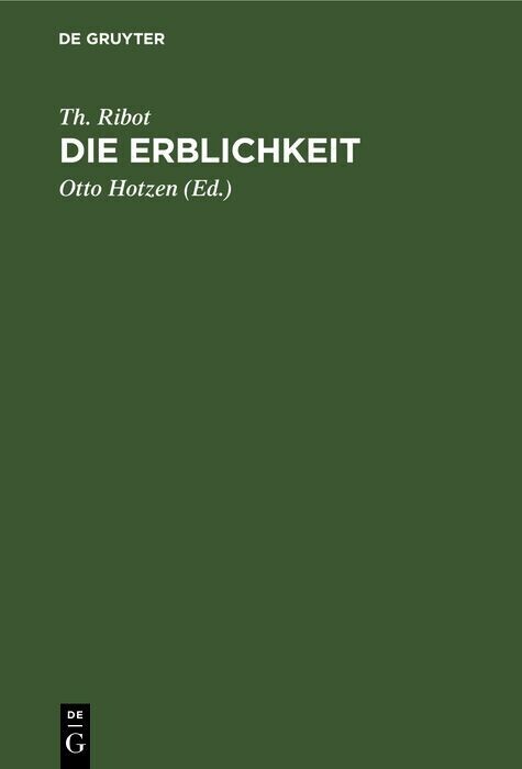 Die Erblichkeit main product photo