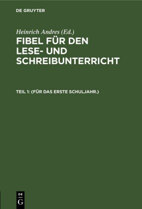 (Für das erste Schuljahr.)