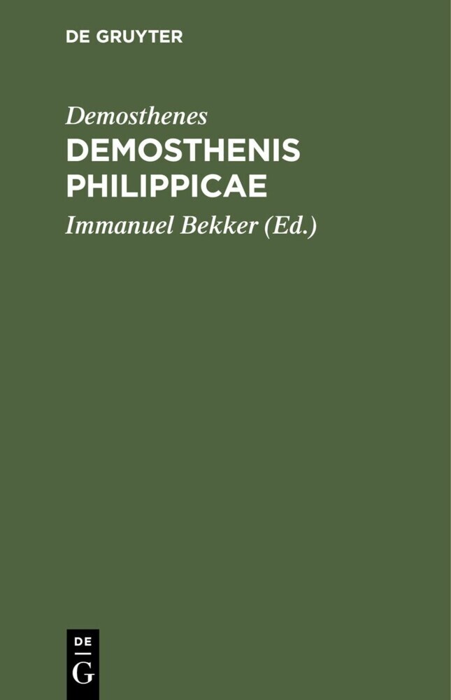 Demosthenis Philippicae main product photo
