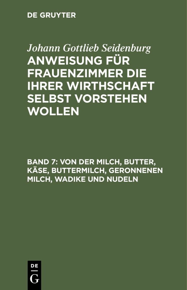 Von der Milch, Butter, Käse, Buttermilch, Geronnenen Milch, Wadike und Nudeln main product photo