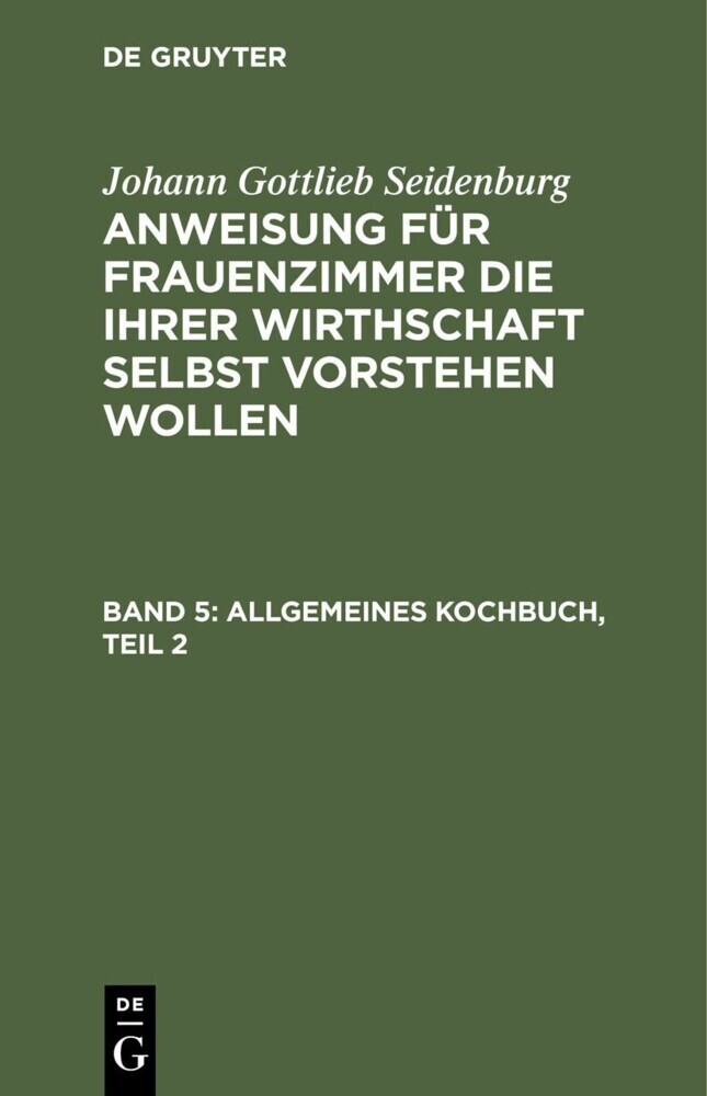 Allgemeines Kochbuch, Teil 2 main product photo