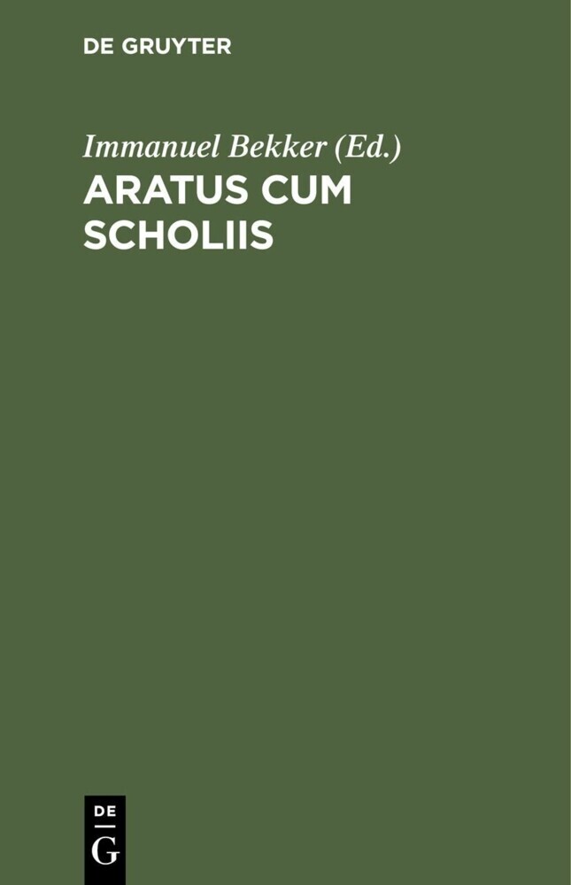Aratus cum scholiis main product photo