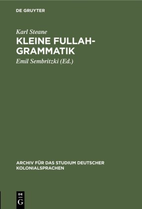 Kleine Fullah-Grammatik