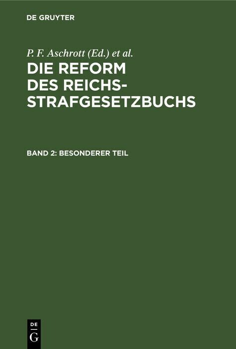 Besonderer Teil main product photo