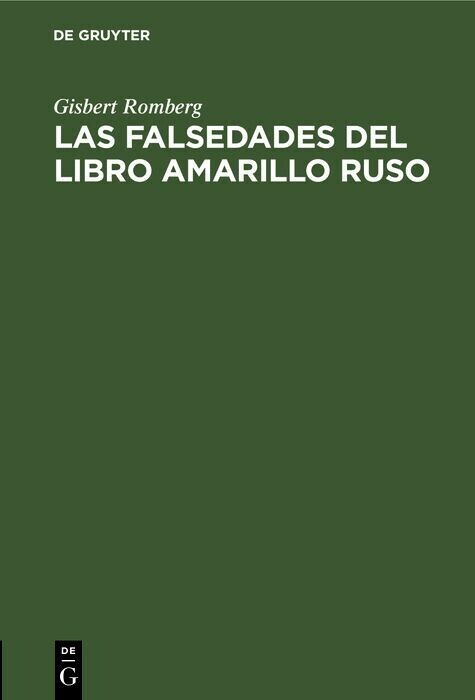 Las falsedades del Libro amarillo ruso main product photo