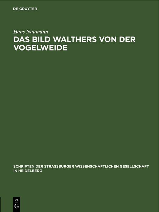 Das Bild Walthers von der Vogelweide main product photo