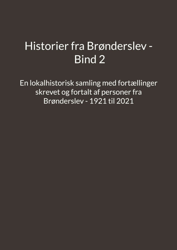 Historier fra Brønderslev - Bind 2 main product photo