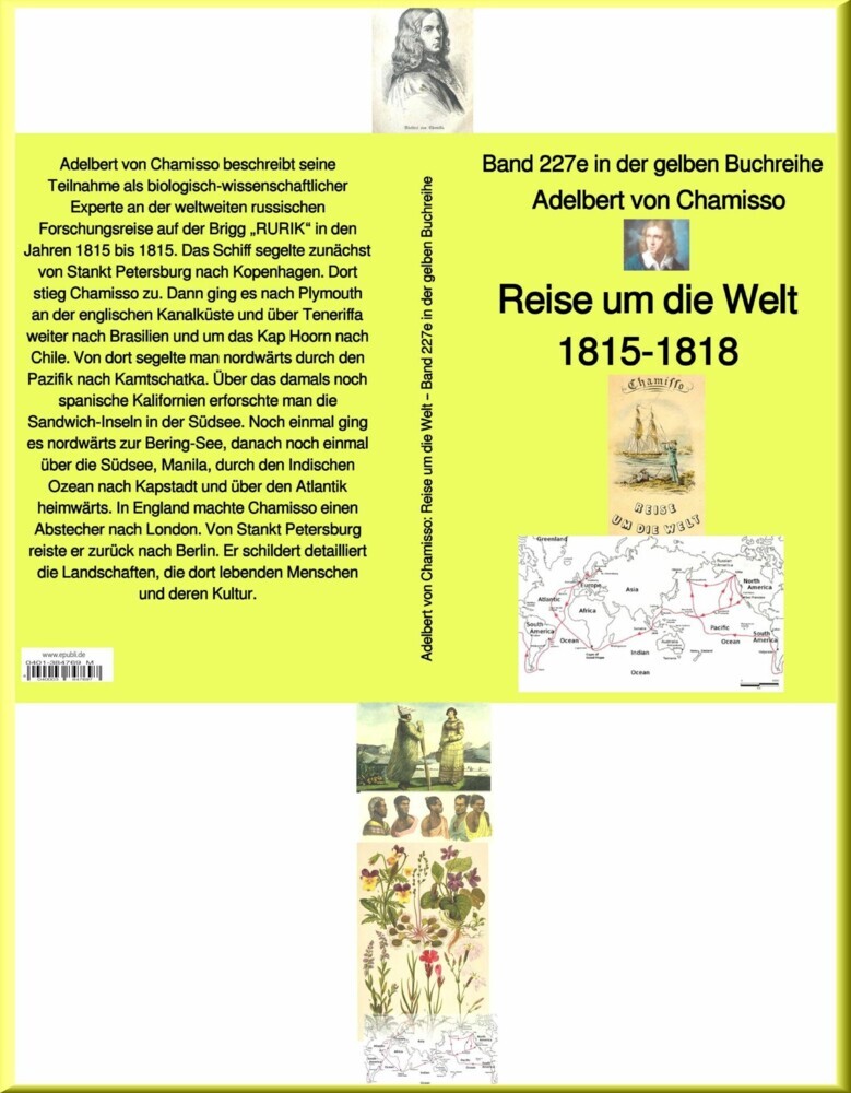 Reise um die Welt 1815 bis 1815 - Band 227e in der maritimen gelben Buchreihe - bei Jürgen Ruszkowski main product photo