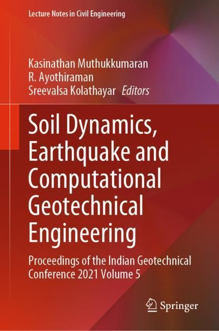Soil Dynamics, Earthquake and Computational Geotechnical Engineering main product photo