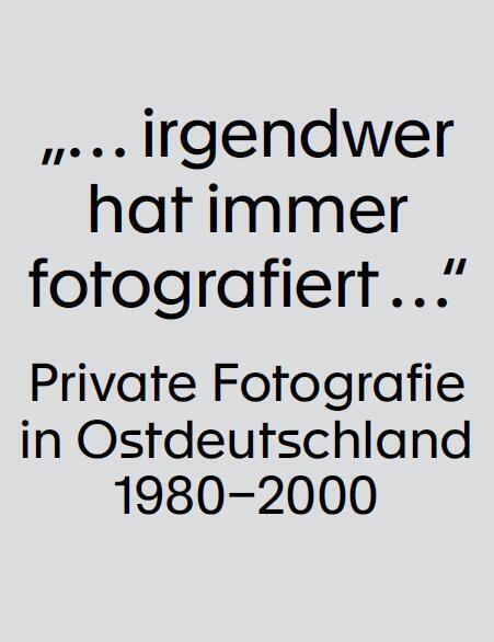 "... irgendwer hat immer fotografiert ..." main product photo