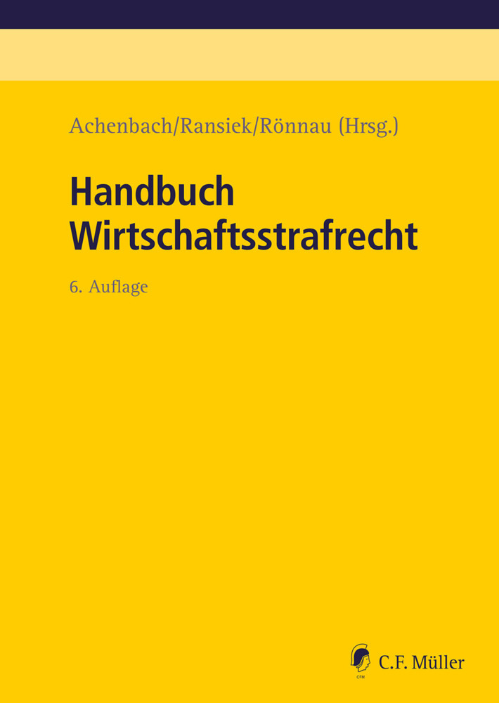 Handbuch Wirtschaftsstrafrecht main product photo