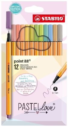 STABILO point 88 12er Pastellove Etui