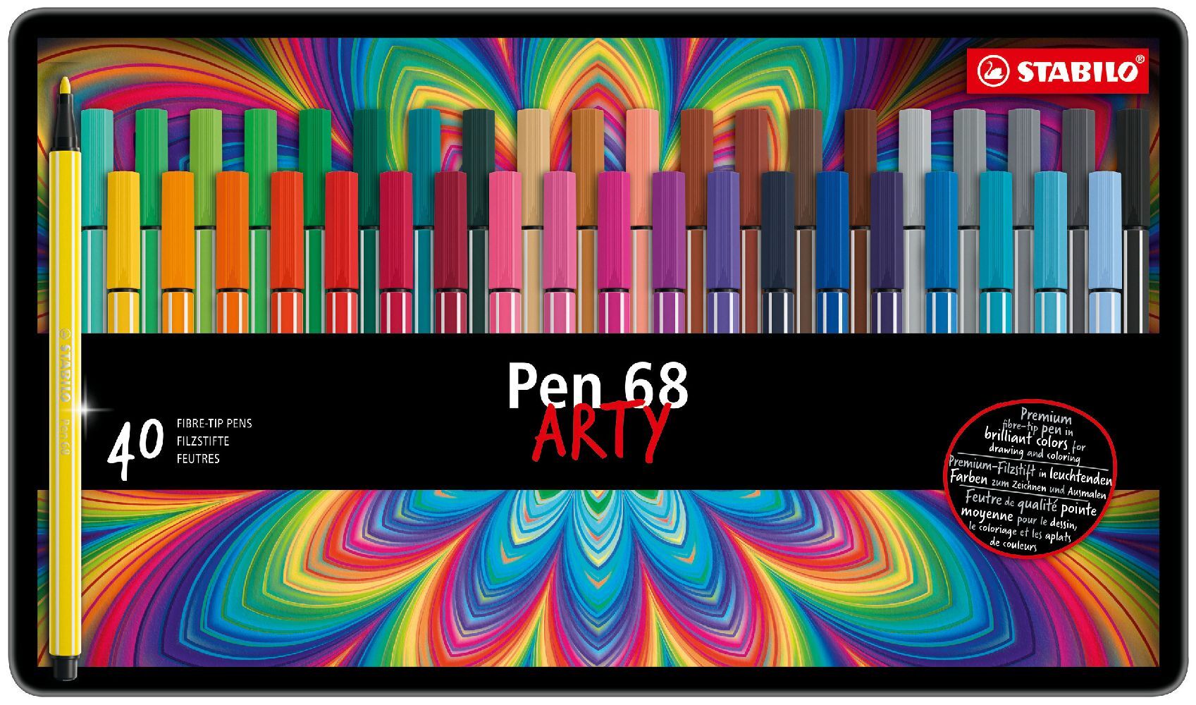 STABILO Pen 68 40er Metalletui main product photo