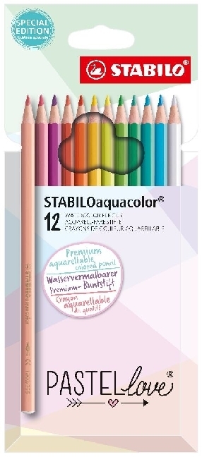 STABILOaquacolor 12er Pastellove Etui main product photo
