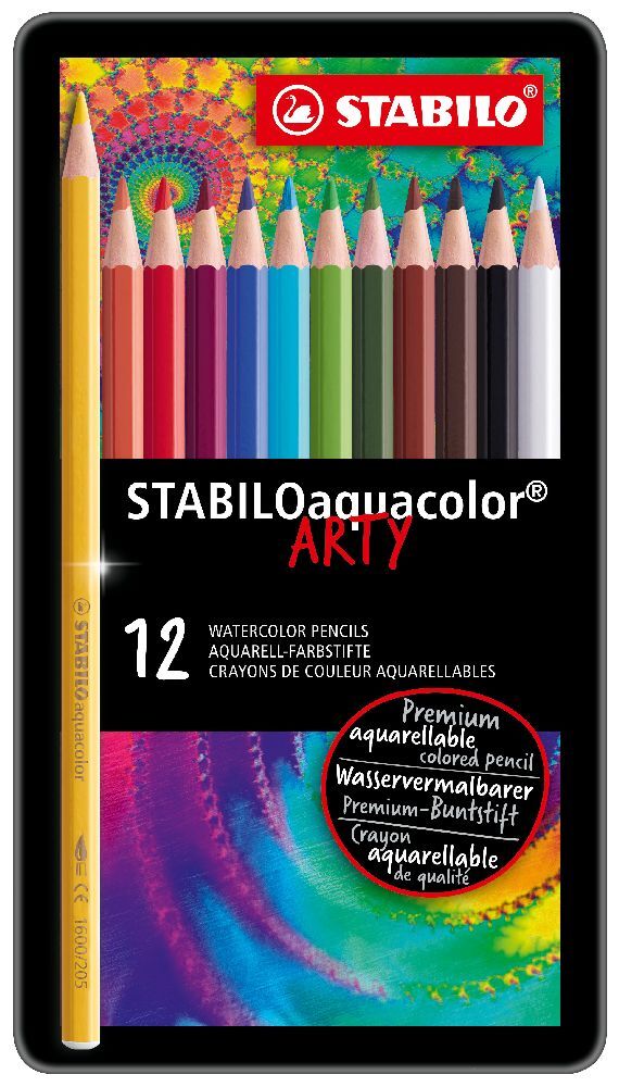 STABILOaquacolor 12er Metalletui ARTY" main product photo