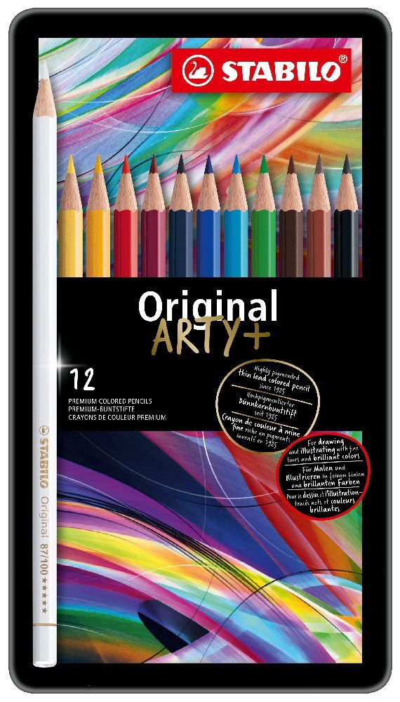 STABILO Original 12er Metalletui ARTY+" main product photo