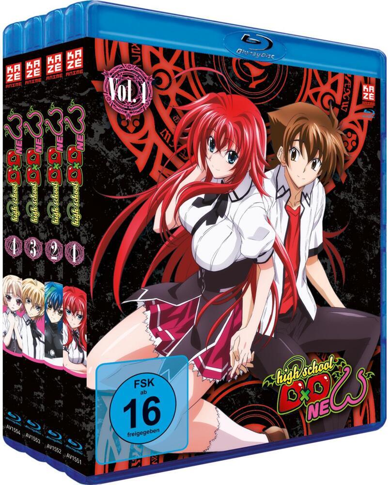 Highschool DxD New - Staffel 2 - Gesamtausgabe - Bundle Vol.1-4 (4 Blu-rays) main product photo