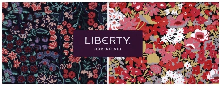 Liberty Floral Wood Domino Set main product photo