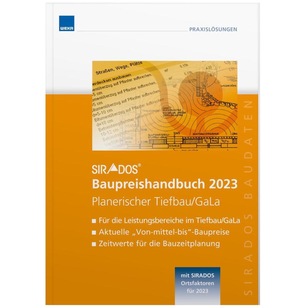 SIRADOS Baupreishandbuch Planerischer Tiefbau/GaLa main product photo