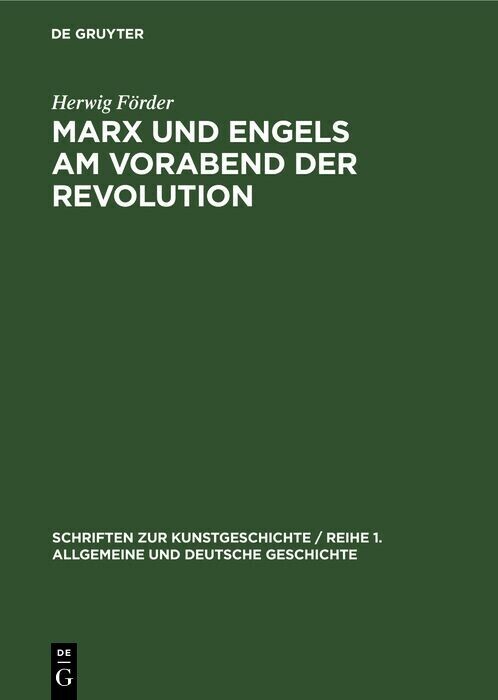 Marx und Engels am Vorabend der Revolution main product photo
