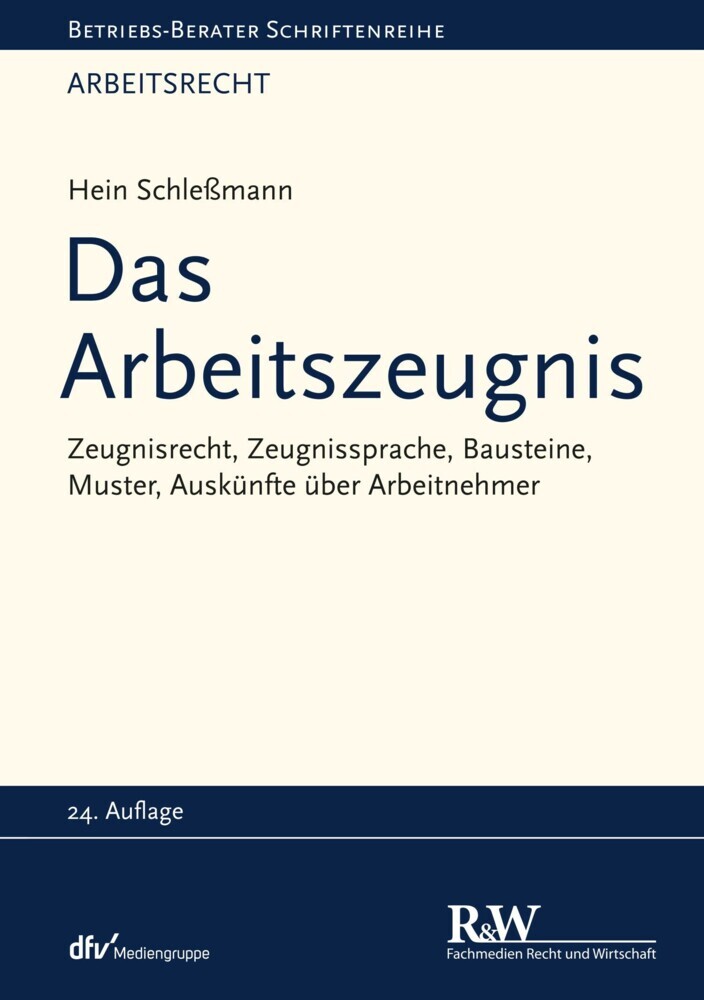 Das Arbeitszeugnis main product photo