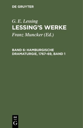 Hamburgische Dramaturgie, 1767-69, Band 1
