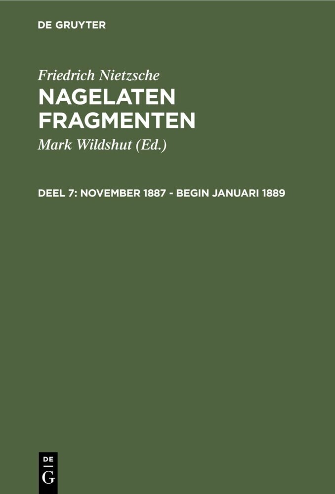 November 1887 - begin januari 1889 main product photo