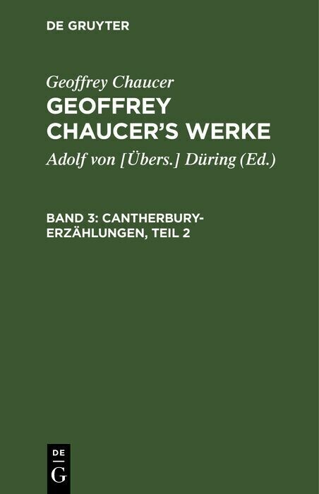 Cantherbury-Erzählungen, Teil 2 main product photo
