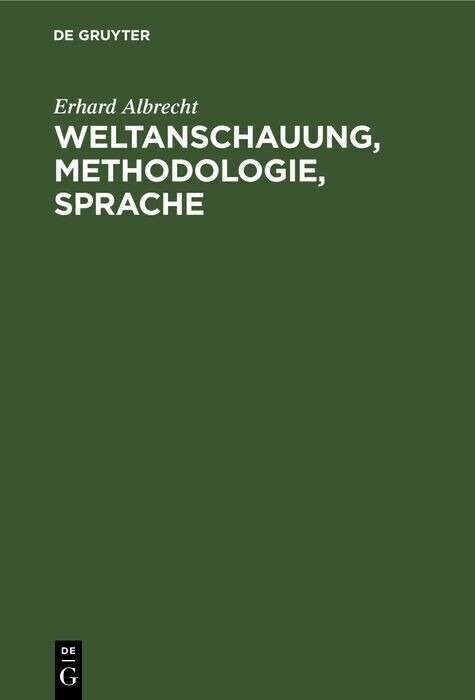 Weltanschauung, Methodologie, Sprache main product photo