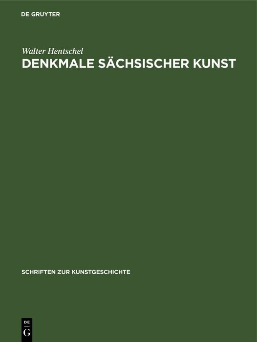Denkmale sächsischer Kunst main product photo